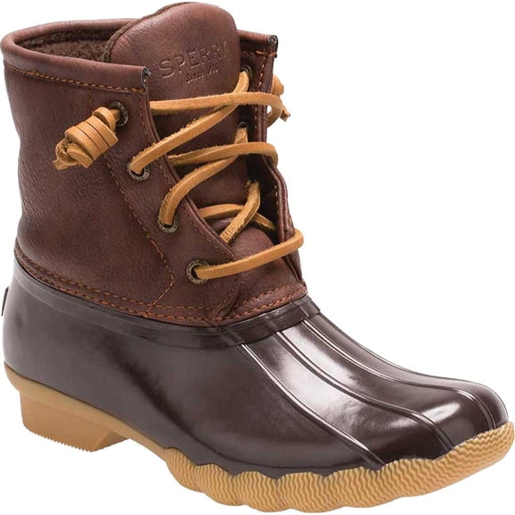 Sperry Girls SP-SALTWATER BOOT ,  BRWN, 2