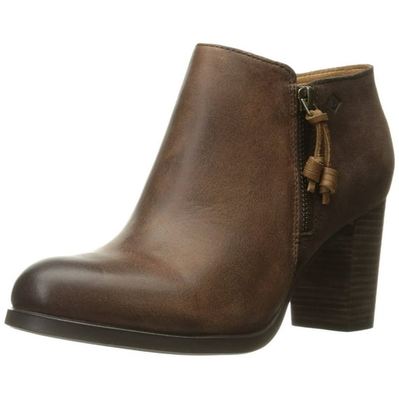 Sperry Top-Sider Women's Dasher Lille Dark Ankle Bootie, Brown, 5.5 M US