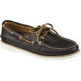 thumbnail image 1 of Sperry Top-Sider Women's Gold A/O 2-Eye Leather Dark Brown Boat Shoe 11 M B, 1 of 1