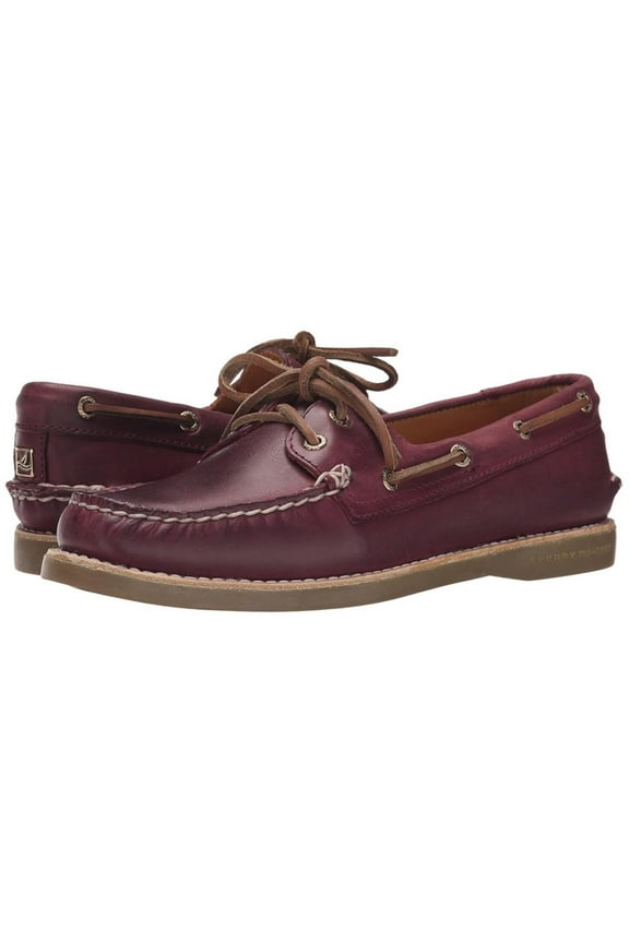 Top-Sider Women's Gold Cup A/O Boat Sneaker 5 BM US, Burgundy
