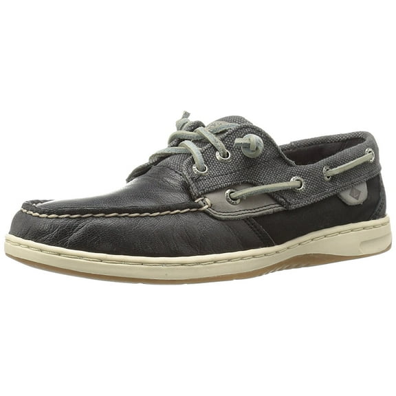 Sperry Top-Sider Women's Ivyfish Waxed Black Boat Shoe