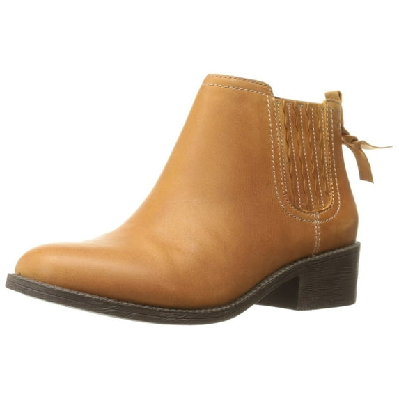 Sperry Top-Sider Women's Juniper Bree Tan Ankle Bootie, Beige, 6 M US