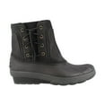 thumbnail image 1 of Sperry Top-Sider Women's Saltwater Wedge Tide Quilted Rain Boot 8 BM US, Spray Black, 1 of 3