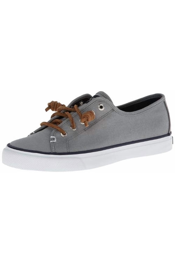 Sperry Top-Sider Women's Seacoast Charcoal Burnished Canvas 6.5 M B