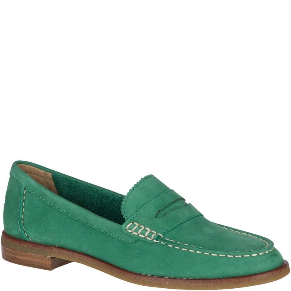 Sperry seaport penny loafer green discount