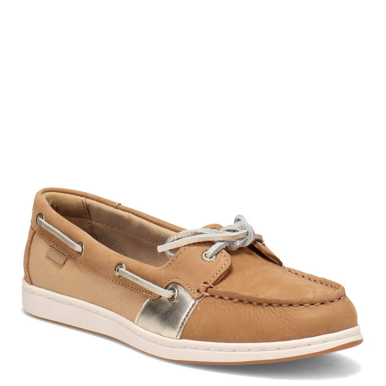 Sperry Women s Coastfish Linen Gold 9.5 M Walmart