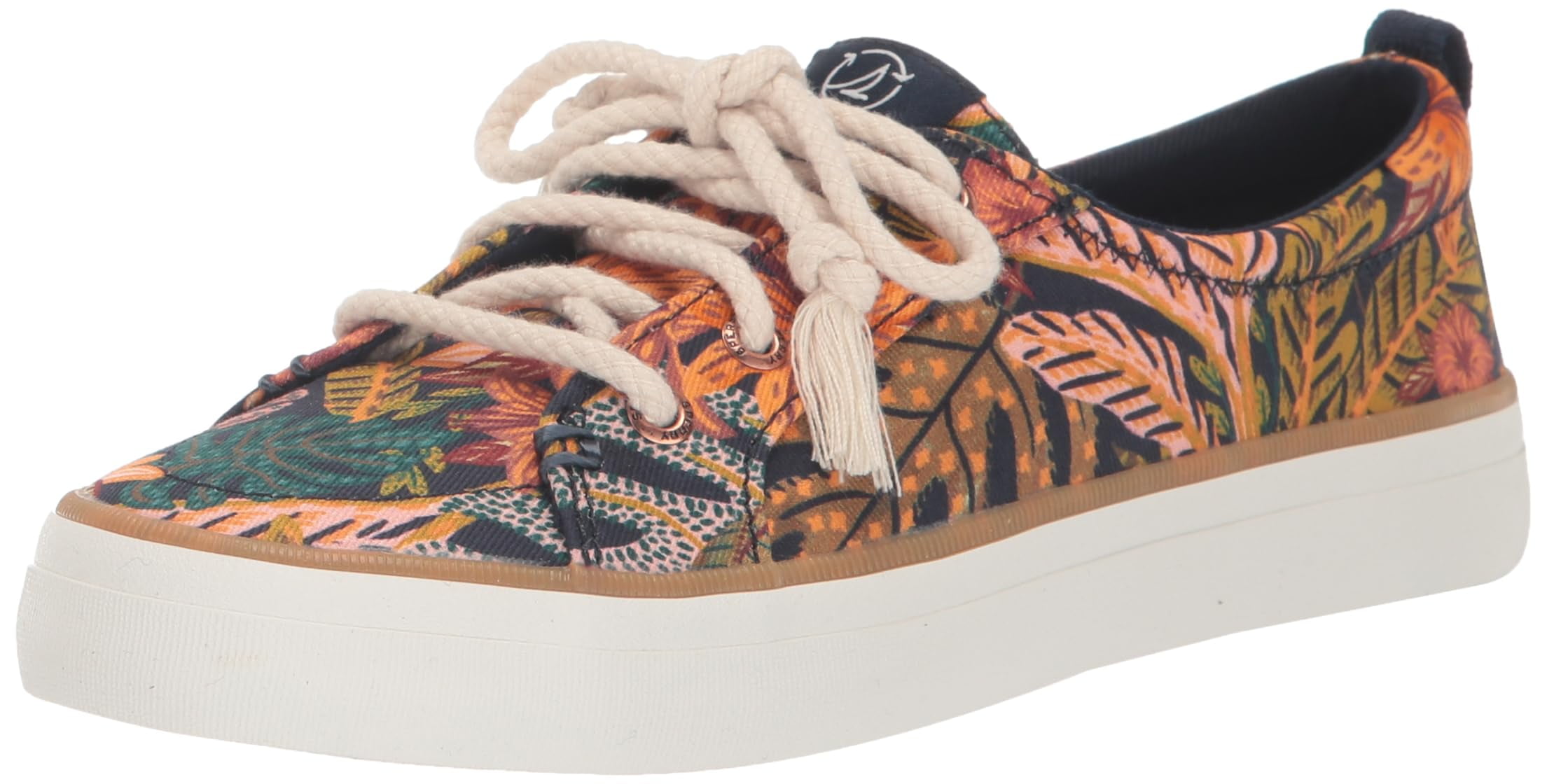 Calzado Viscoelastico Elástico Zapatillas Sperry Crest Vibe Mujer - Comodidad Con Espuma Viscoelástica Zapatillas Sperry Mujer