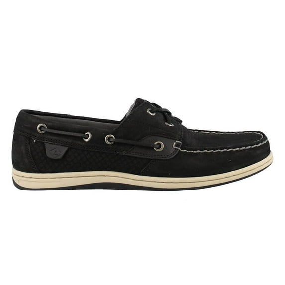 Sperry Women's Koifish Etched Black Loafer