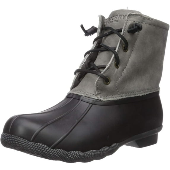 Sperry Women's Saltwater Core Boots 9 Black/Grey