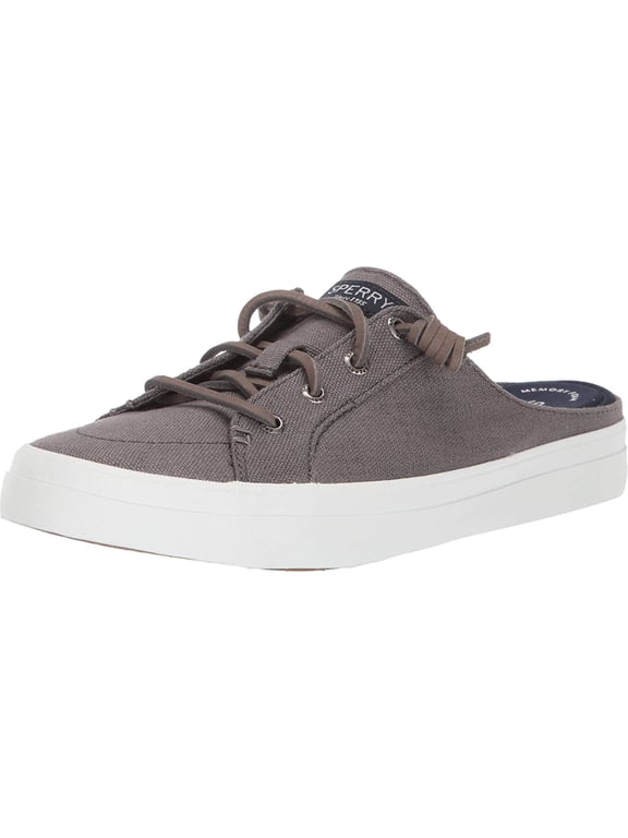 Womens Crest Vibe Mule Canvas Sneaker