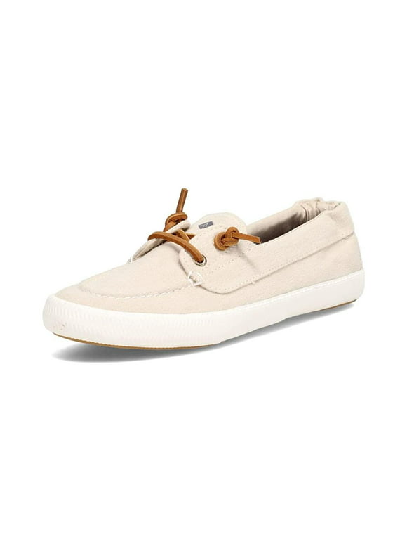 Sperry Womens Lounge Away 2 Boat Shoe  - Natural - 7.5