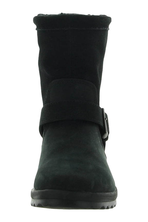 Womens Maritime Leather Casual Mid-Calf Boots