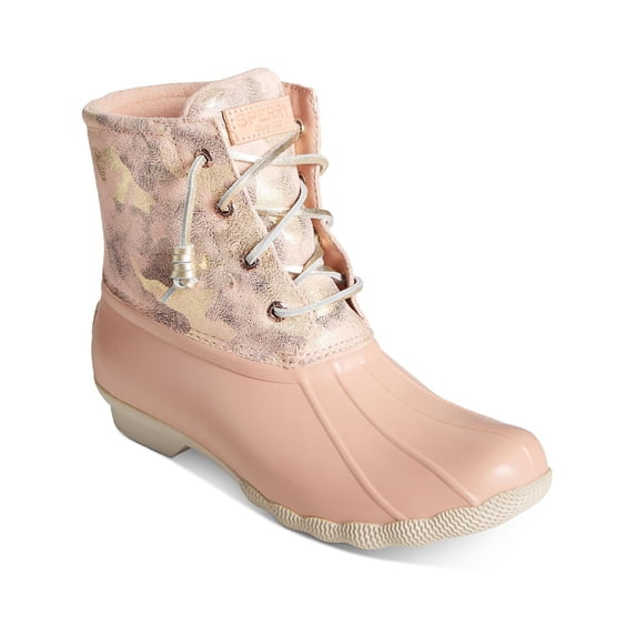 Sperry Womens Saltwater Metallic Lace Up Winter & Snow Boots