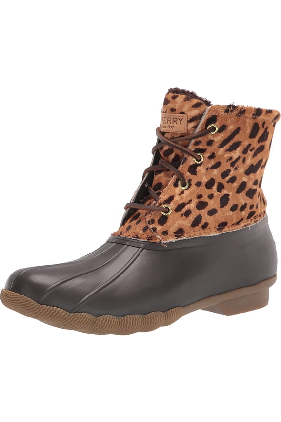 Womens Saltwater Snow Boot 8 Tan Multi Animal