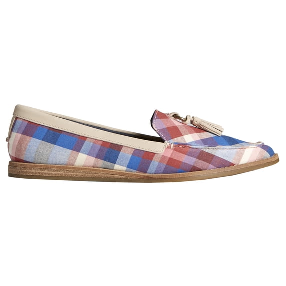Sperry Womens Saybrook Plaid Loafers Flats Casual Shoes