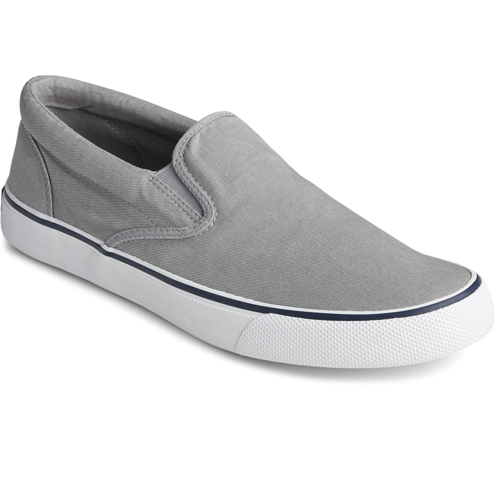 Sperry Striper II Slip-On‎ Sneakers Gray Canvas Mens Size 6 Comfort Casual Shoes Amazon.com | Sperry Striper II CVO Hemp Grey 1 7 W (EE  main image 4