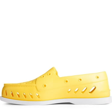 Sperry womens Authentic Original Float Boat Shoe, Yellow, 7 US