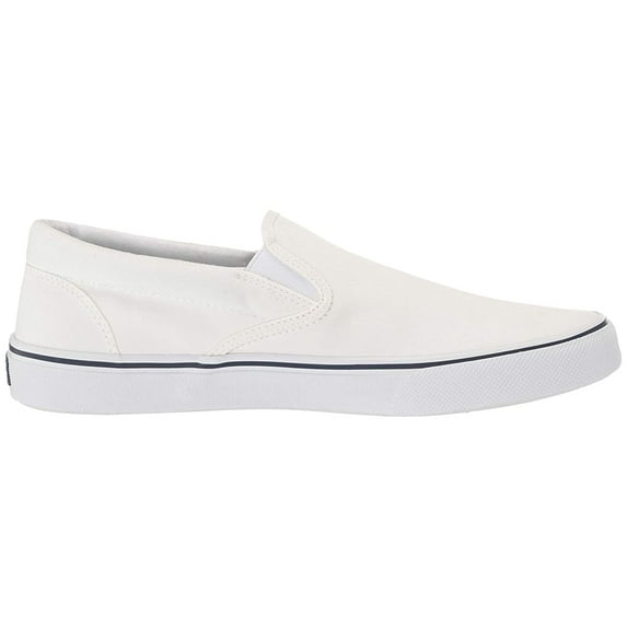 Sperry womens Striper Ii Slip-on Sneaker, Sw White, 11.5 Wide US