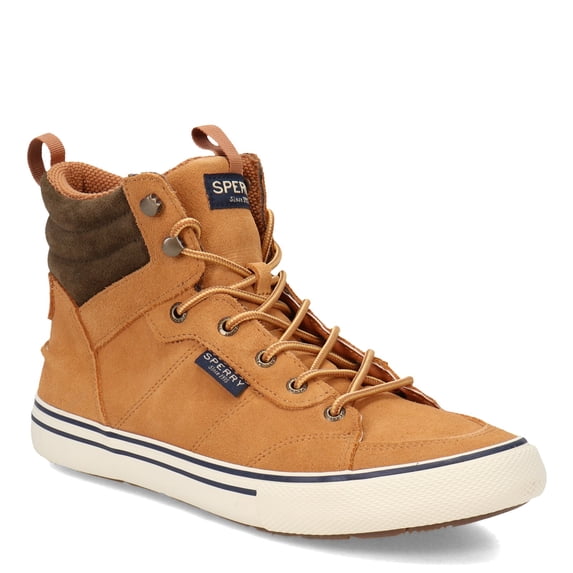 Sperry womens Striper Storm Hiker Snow Boot, Tan Suede, 8 US