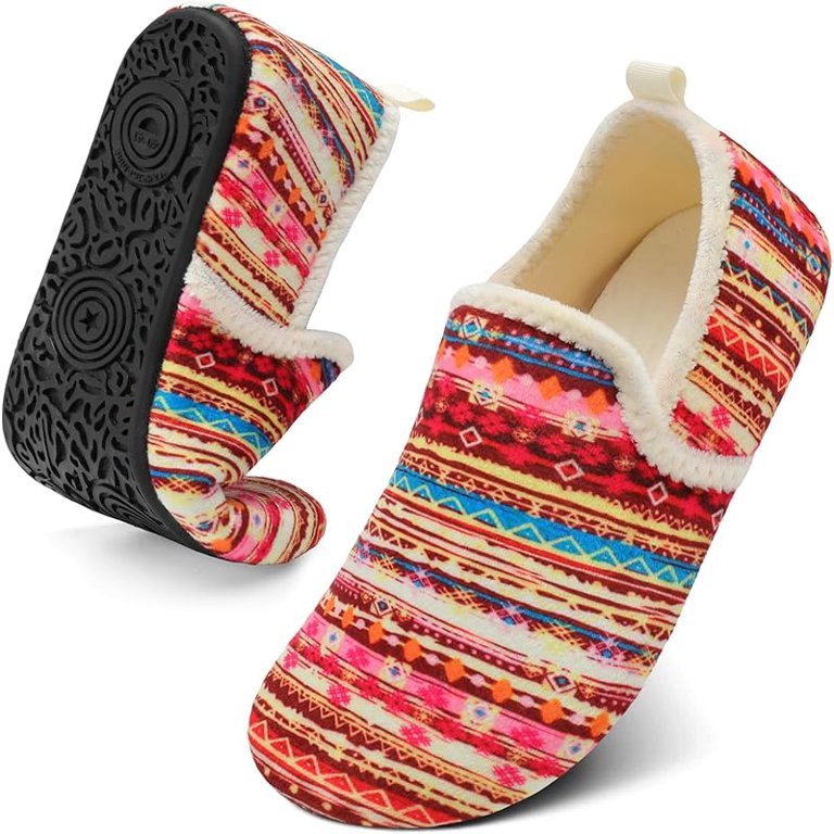 Spesoul Slippers for Women Men Furry Indoor House Shoes Soft