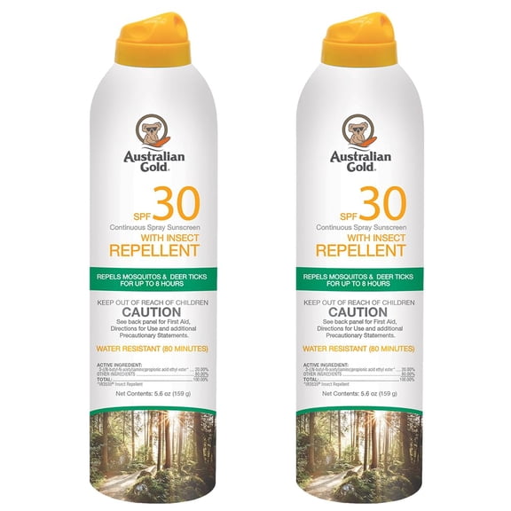 Spf 30 Continuous Spray Insect Repellent, 5.6 ounces (2 Pack)