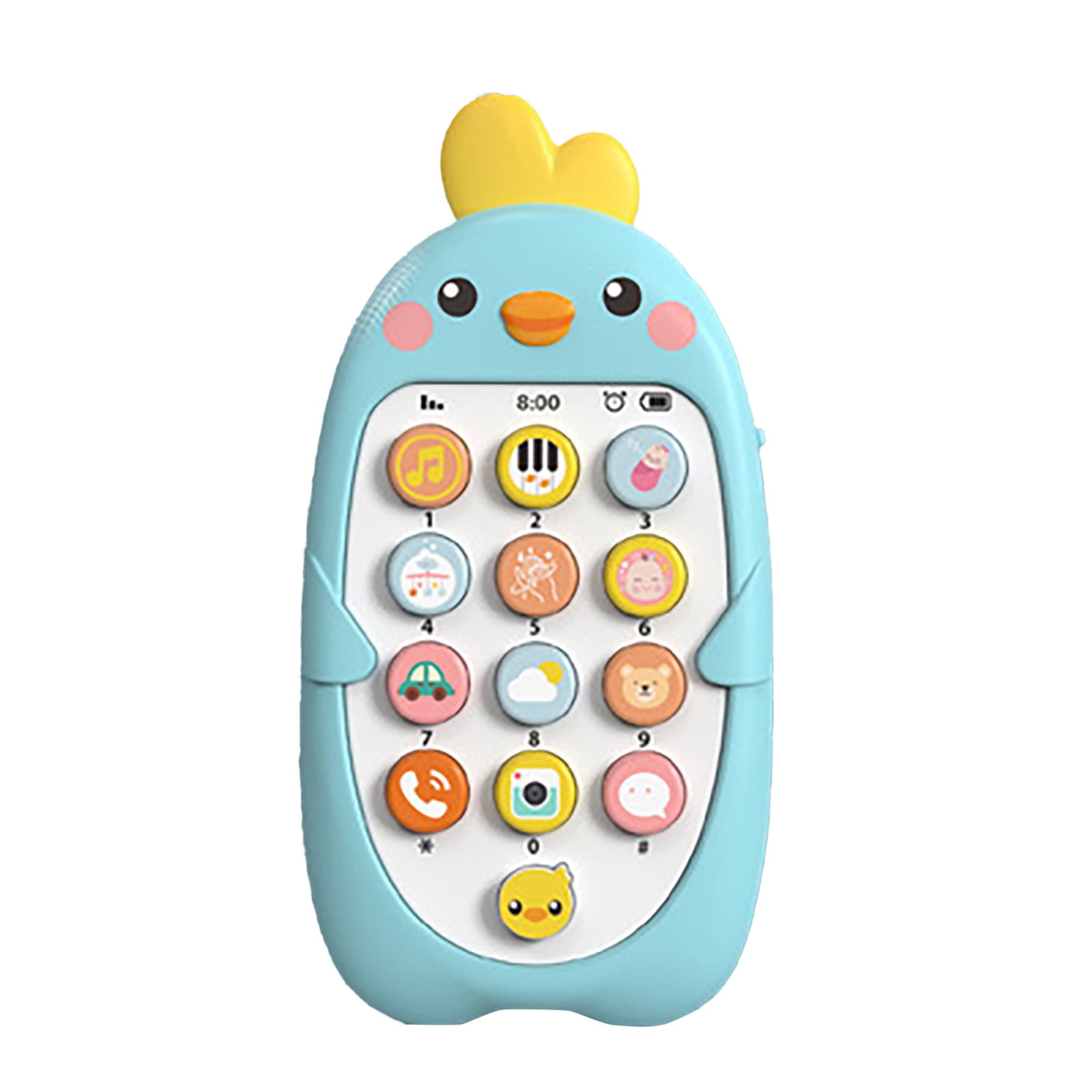 M N CREATION Baby Smiles Smart Phone Cordless Mobile Phone Baby Funny Phone  Toy Light Music Toddler Kids (Musical Mobile)