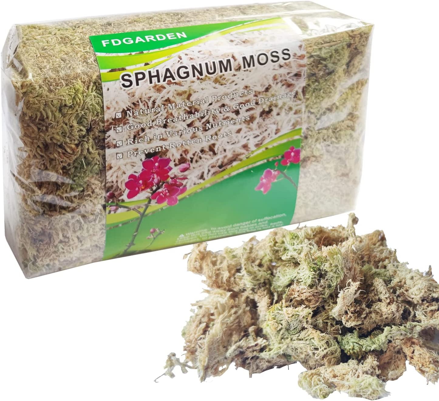 Sphagnum Moss 3kg Bale Long Fibered Sphagnum Moss for Reptiles, Orchids, &  Carnivorous Plants 