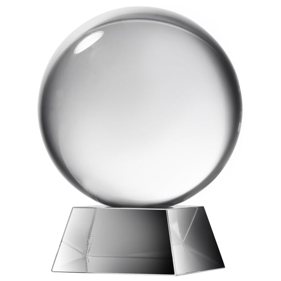 Sphere 6 in Glass Sculpture, by A&B Home