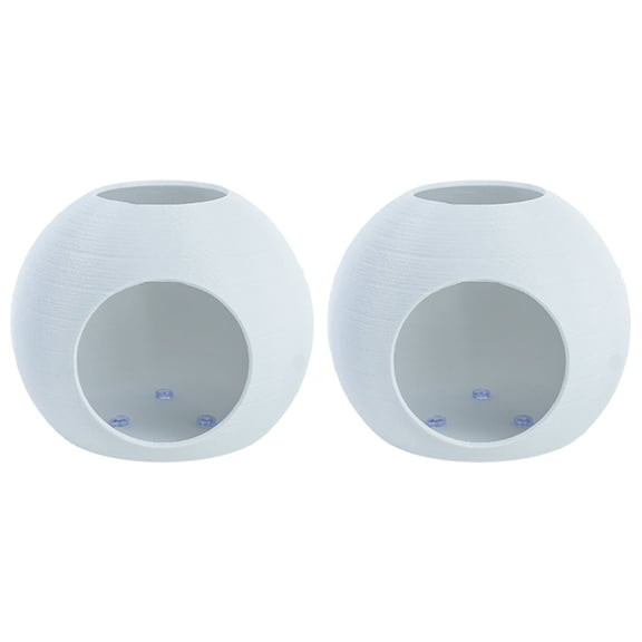 Sphere Fish Tanks Hideouts Shelter Underwater Hideaway Ball Feeding Rings