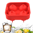 thumbnail image 1 of Sphere Ice Trays Mold Whiskey Round Big Ice Ball Maker For Cocktail And Scotch, 1 of 5