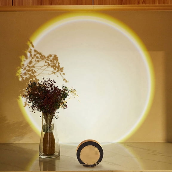 Sphere Light Clapping Light, Rvkxad Small Night Light Cabinet Light Sunset Light, ABS 1W 68mm*68mm*25mm Touch Sensor Battery Operated Nightstand Decor