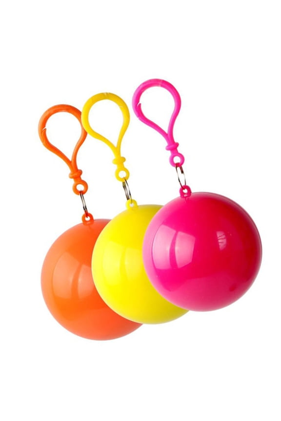 Sphere Packaged Waterproof Rain Coat Protections Jacket for Unexpected Showers