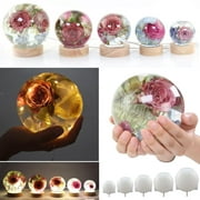 Sphere Resin Molds, 3D Ball Shapes Silicone Molds for Resin Casting, Globe Epoxy