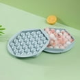 thumbnail image 1 of Spherical Ice Cube Tray – BPA-Free Food Grade PE, Dishwasher Safe & Easy Release for Cocktails/Whiskey/Baby Food, Compact Freezer Storage (8.3x8.3x1.2in) Blue, 1 of 3