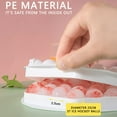thumbnail image 1 of Spherical Ice Cube Tray – BPA-Free Food Grade PE, Dishwasher Safe & Easy Release for Cocktails/Whiskey/Baby Food, Compact Freezer Storage (8.3x8.3x1.2in) Pink, 1 of 8