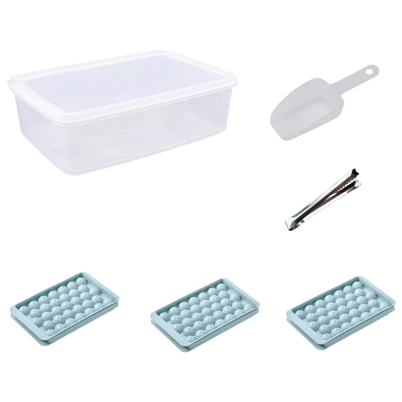 Spherical Ice Silicone Tray Medium Size 33 Wells Reusable Beverage Freezer Mold
