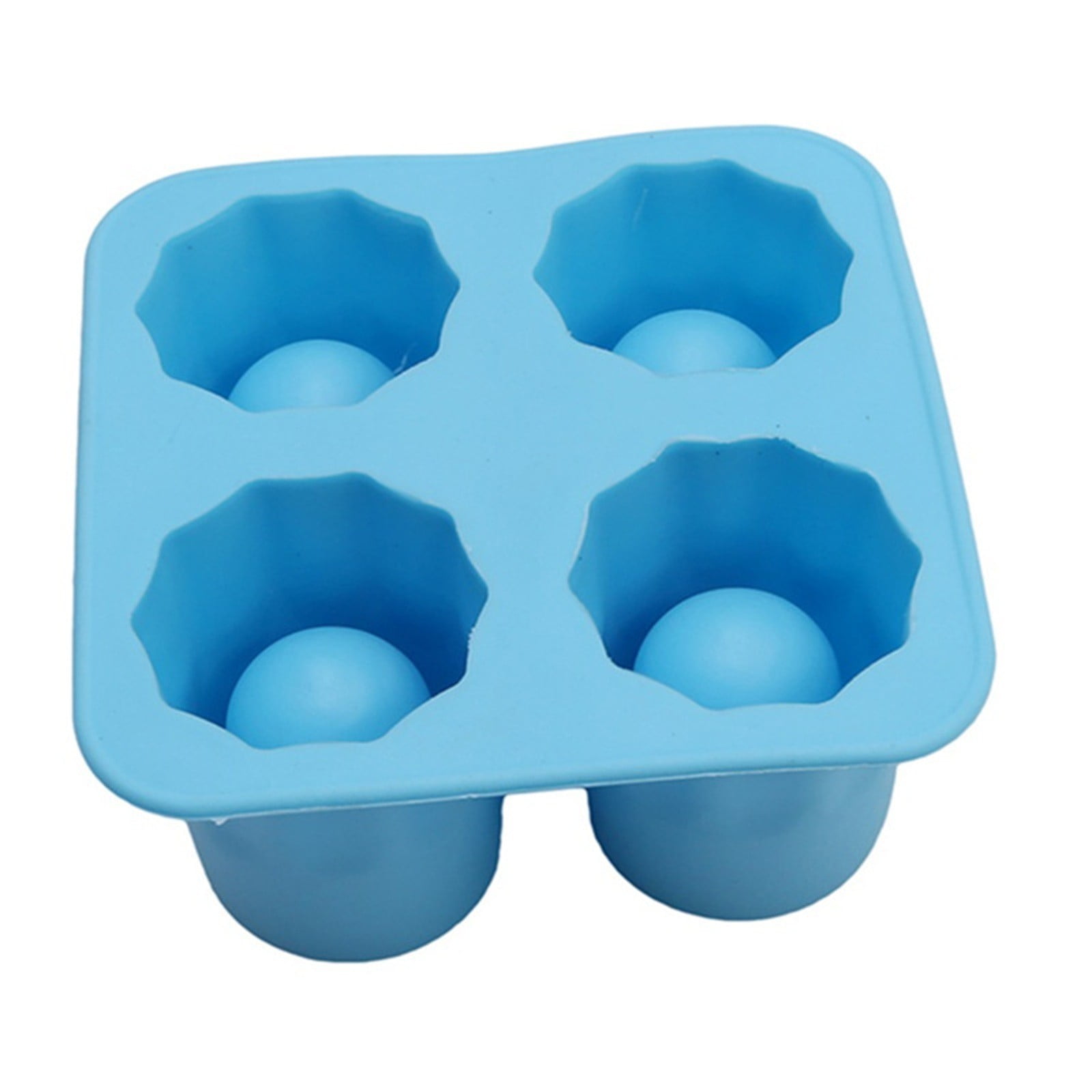 Spherical Ice Tray 3d Ice Moulds Large Ice Cube Trays Silicone Rubber Big Ice Maker For Juice