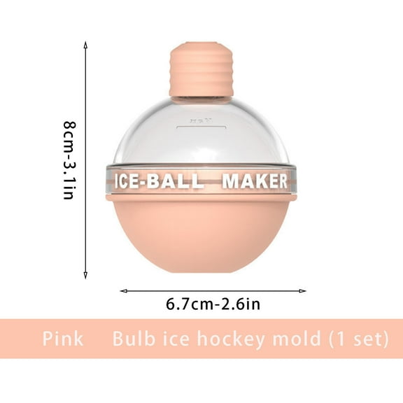 Spherical Mold Maker for Cocktails and Whiskey, Large Round Ice Ball Maker Tray, Reusable Silicone Ice Grids for Drinks and Beverages, Party Bar Accessories, Slow Melting s for Home Bar