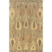 Oriental Weavers Anastasia Area Rug 68000 Ash Ikat Tear Drop 3' 6" x 5' 6" Rectangle
