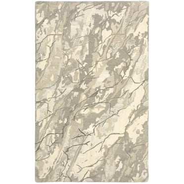Oriental Weavers Anastasia Area Rug 68008 Contemporary Beige Petals Leaves 3' 6" x 5' 6" Rectangle