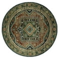 thumbnail image 1 of Oriental Weavers Andorra Area Rug 2442A Traditional Blue Geometric Achromatic 7'10" Round, 1 of 3