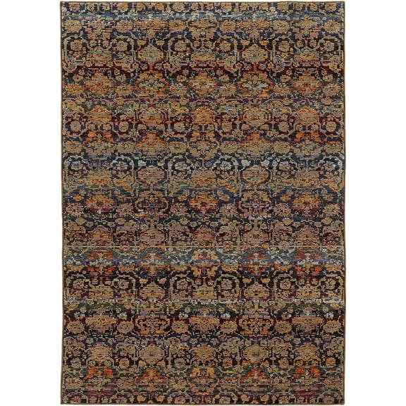 Oriental Weavers Andorra Area Rug 6836C Multi Rings Buds 1' 10" x 3' 2" Rectangle