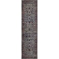thumbnail image 1 of Oriental Weavers Andorra Area Rug 6846B Casual Blue Oval Petals 2' 6" x 12' Rectangle, 1 of 2