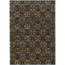 Oriental Weavers Andorra Area Rug 6883C Blue Geometric Linked 5' 3" x 7' 3" Rectangle