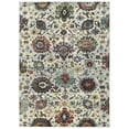 thumbnail image 1 of Oriental Weavers Andorra Area Rug - 7129A - 3'3" x 5'2" - in Stone/ Multi - Vintage Inspired, Stain Resistant, Family and Pet Friendly , Entrway, Bedroom Rug, 1 of 2