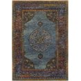 thumbnail image 1 of Oriental Weavers Andorra Area Rug 7139A Blue Rings Petals 1' 10" x 3' 2" Rectangle, 1 of 2