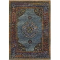 thumbnail image 1 of Oriental Weavers Andorra Area Rug - 7139A - 6'7" x 9'6" - in Blue/ Multi - Vintage Inspired, Stain Resistant, Family and Pet Friendly , Dining, Living Room Rug, 1 of 2