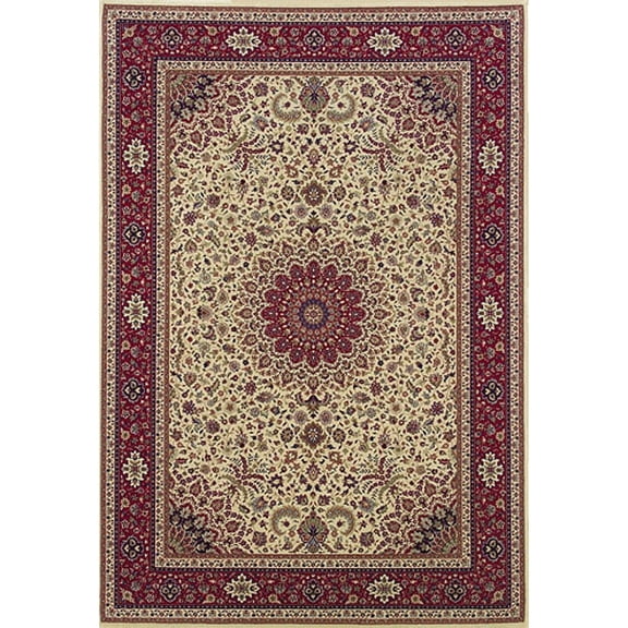 Oriental Weavers Ariana Area Rug 095J3 Ivory Medallion Flowers 6' 7" x 9' 6" Rectangle