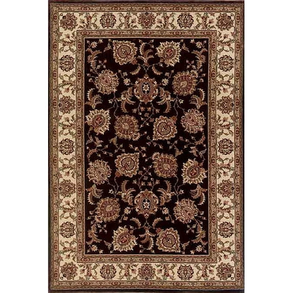 Oriental Weavers Ariana Area Rug 117D3 Brown Global Vines 8' x 8' Square