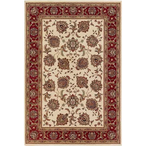 Oriental Weavers Ariana Area Rug 117J3 Ivory Global Vines 6' x 6' Round